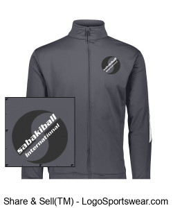 Adult Warm-Up Jacket (Gray, no number/name) Design Zoom